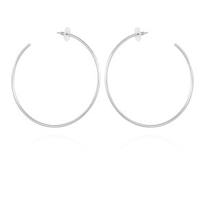 Large Open Hoop Earrings